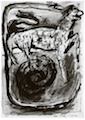 Estudio de un Beato. Tinta china sobre papel. 30X21 cm. 1994